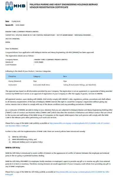 Malaysia Marine and Heavy Engineering Holdings Herhad